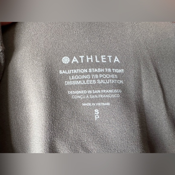 ATHLETA Salutation Stash High-Rise 7/8 Legging | Size Small - Picture 5 of 5